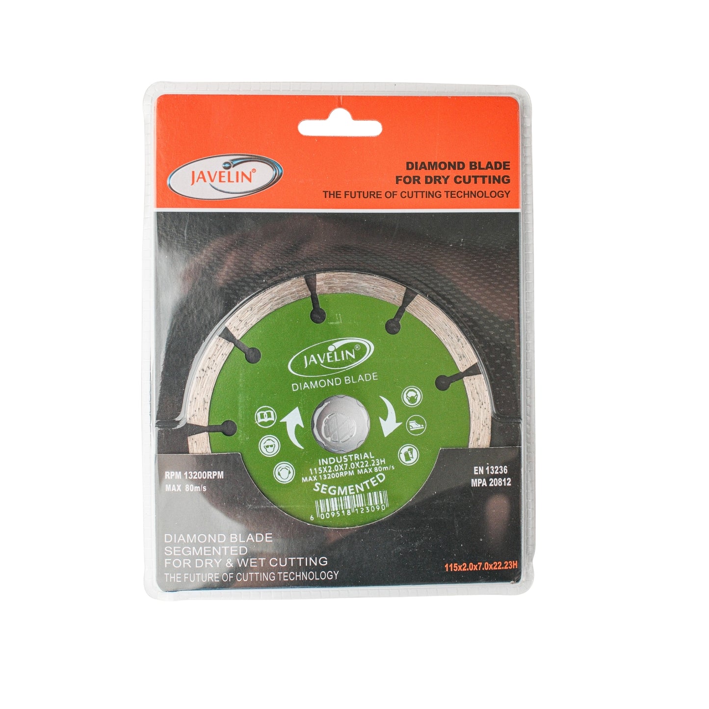 Segmented Diamond Blade 115 x 2.0 x 7 x 22.23H