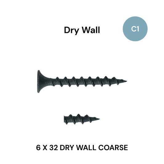 6 x 32mm Dry Wall  Coarse Class 1