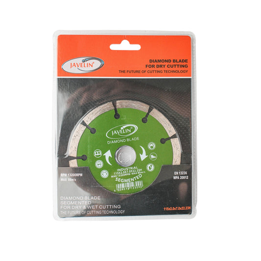 Segmented Diamond Blade 115 x 2.0 x 7 x 22.23H