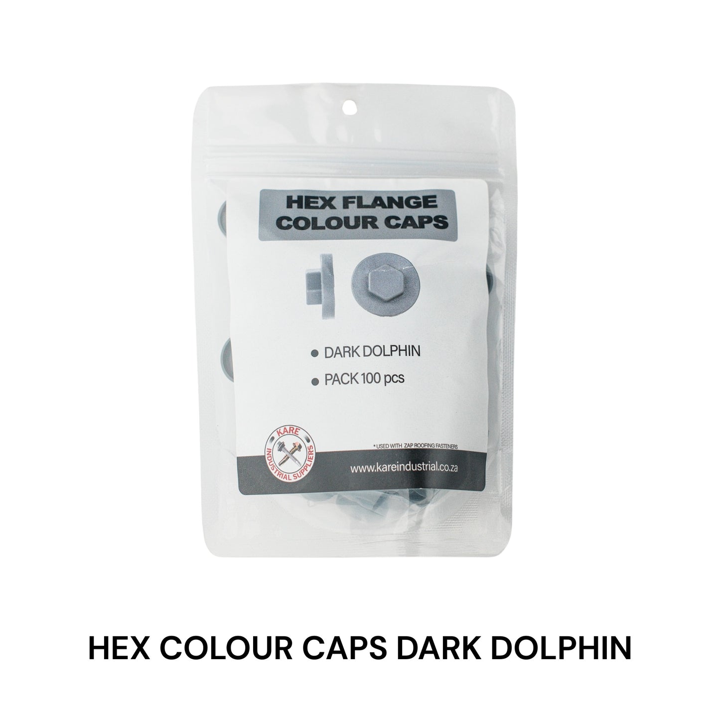 Hex Colour Caps Pouches